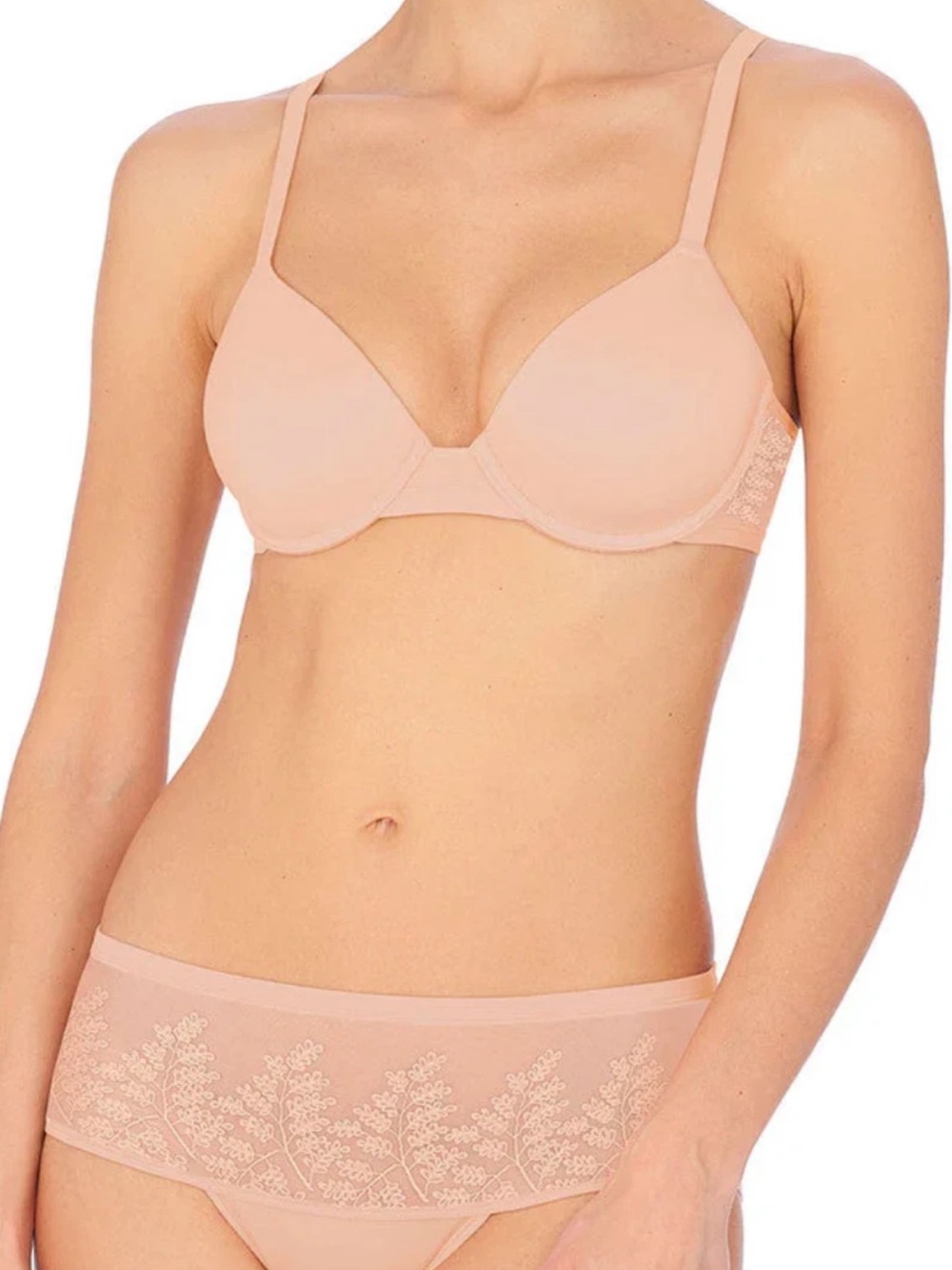 Natori Frame Contour Underwire Bra 34DDD Cameo Rose Combo